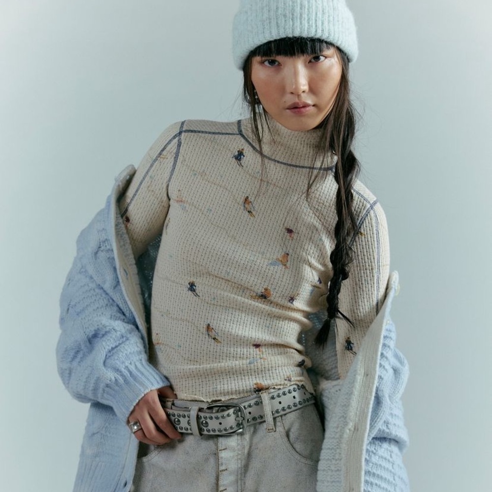 Free People We The Free Skyler Turtleneck Thermal